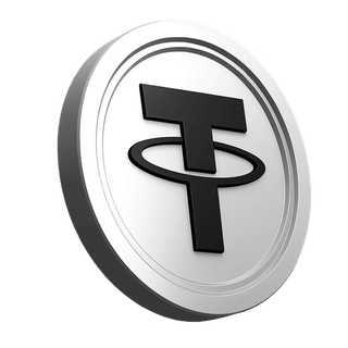 Imagem com a moeda Tether USDT na seção de informações da plataforma